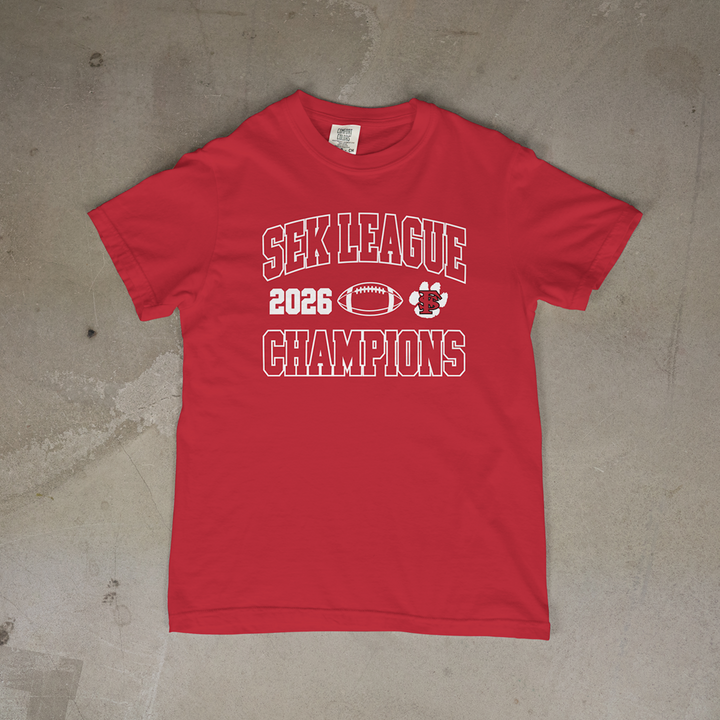 Fort Scott 2026 SEK League Football Champions Comfort Colors® Short Sleeve Tee