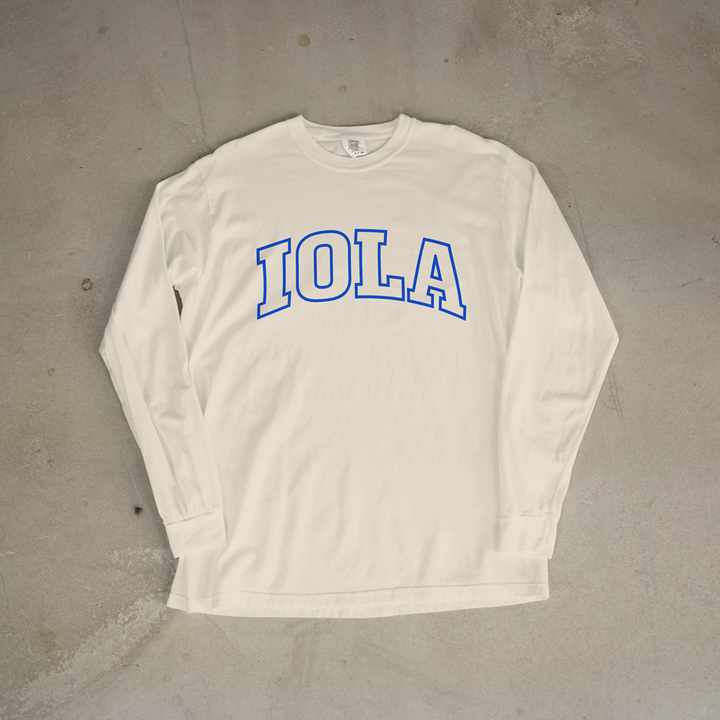 Iola Classic Arch Comfort Colors® Long Sleeve Tee