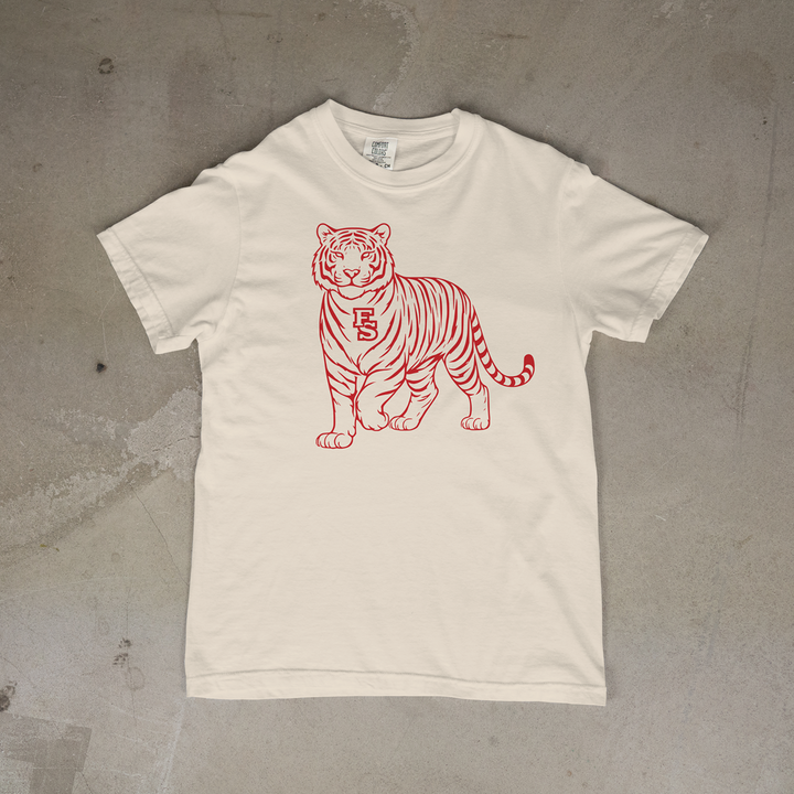 Fort Scott Big Stripe Scott Comfort Colors® Short Sleeve Tee
