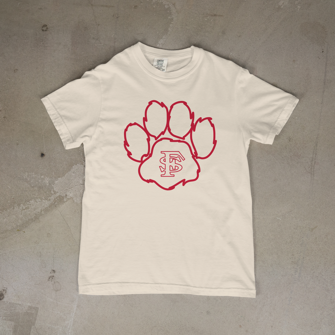 Fort Scott Biggie Paws Comfort Colors® Short Sleeve Tee