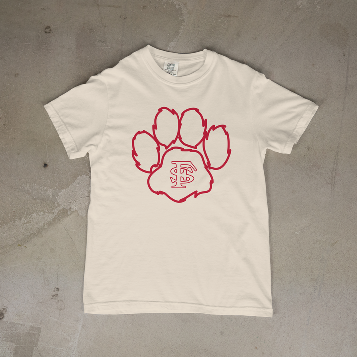 Fort Scott Biggie Paws Comfort Colors® Short Sleeve Tee