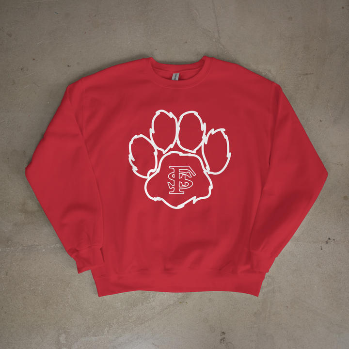 Fort Scott Tigers Biggie Paws Crewneck