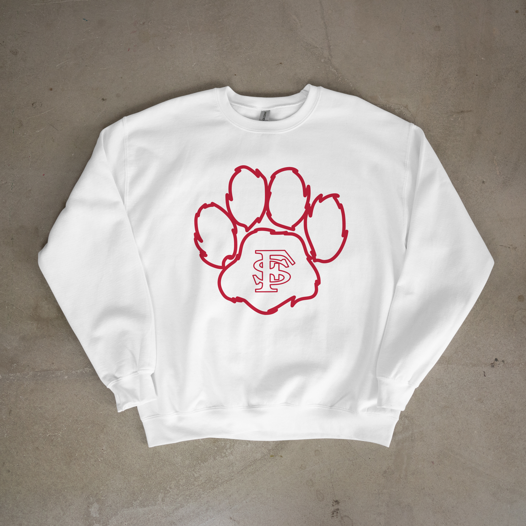 Fort Scott Tigers Biggie Paws Crewneck