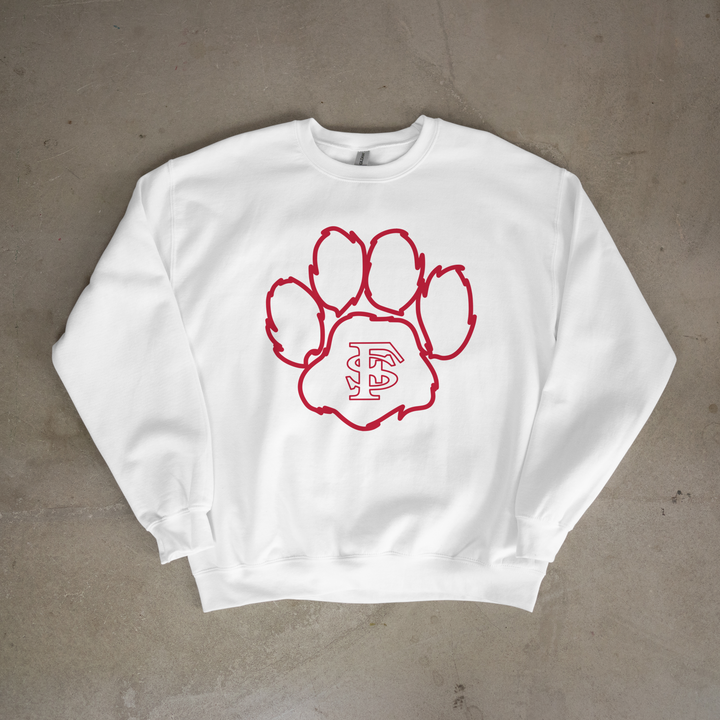 Fort Scott Tigers Biggie Paws Crewneck