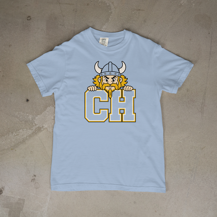 Central Heights Retro Viking Comfort Colors® Short Sleeve Tee