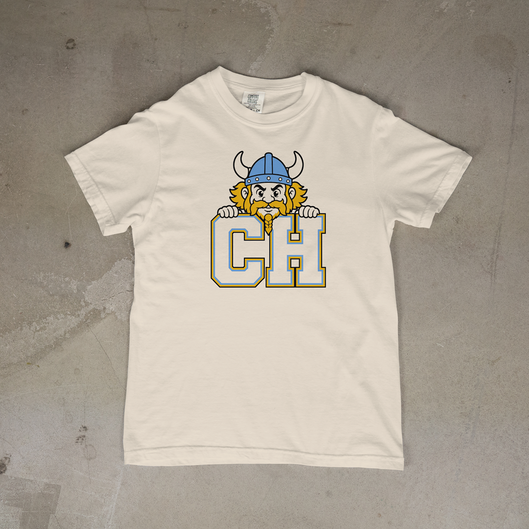 Central Heights Retro Viking Comfort Colors® Short Sleeve Tee