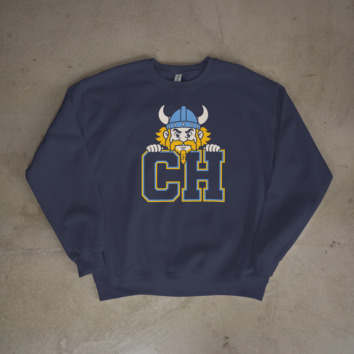 Central Heights Retro Viking Crewneck
