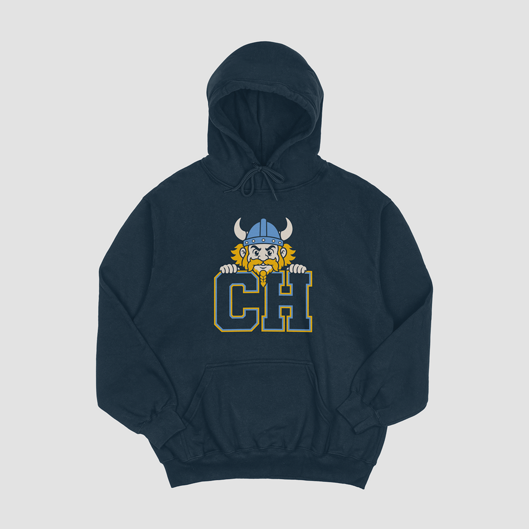 Central Heights Retro Viking Hooded Fleece