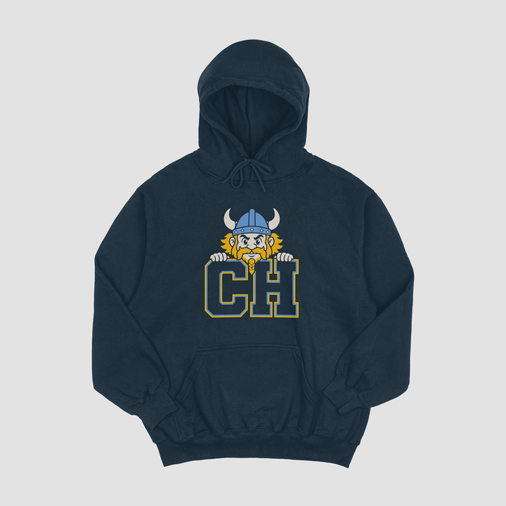 Central Heights Retro Viking Hooded Fleece