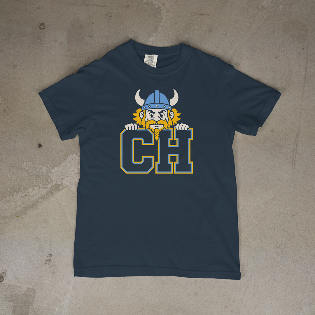 Central Heights Retro Viking Comfort Colors® Short Sleeve Tee