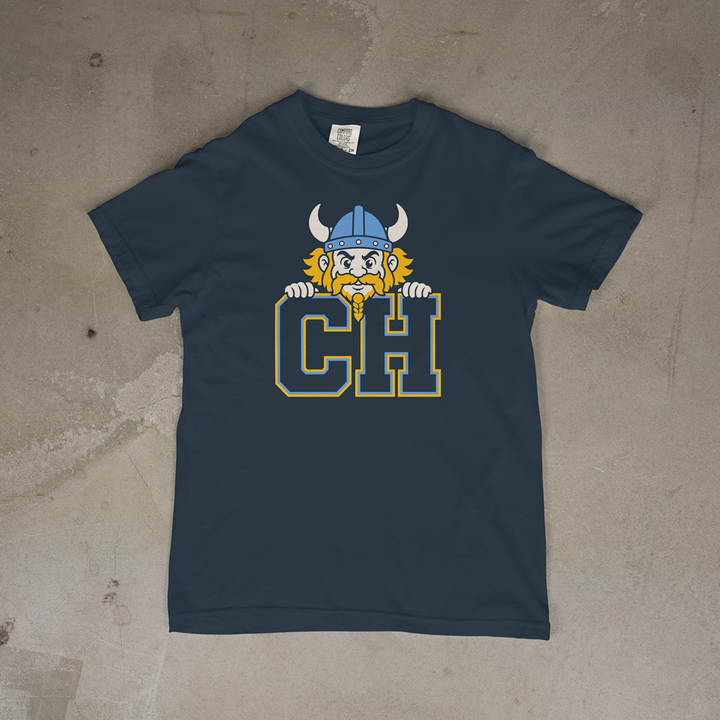 Central Heights Retro Viking Comfort Colors® Short Sleeve Tee