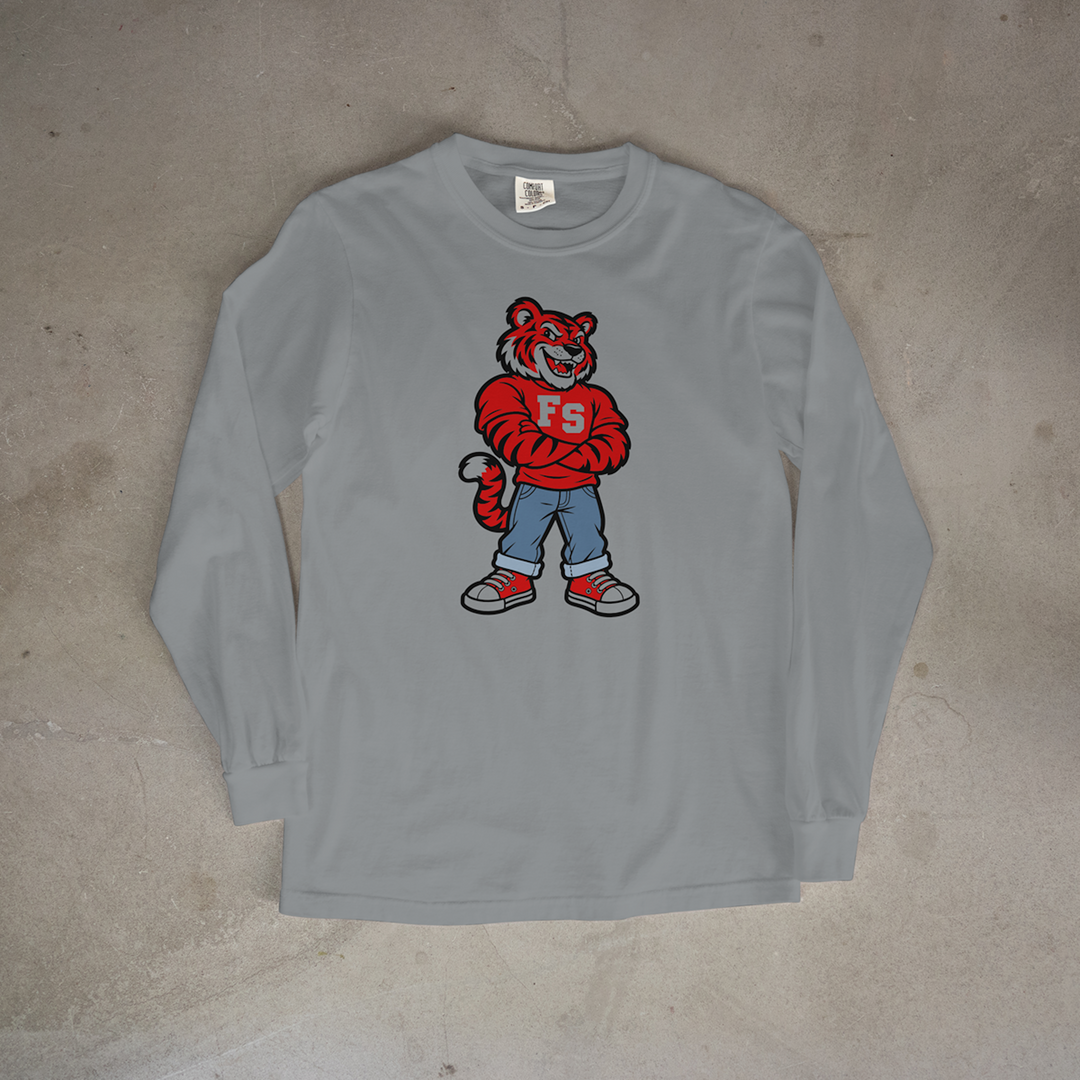 FS Campus Tiger Comfort Colors® Long Sleeve Tee