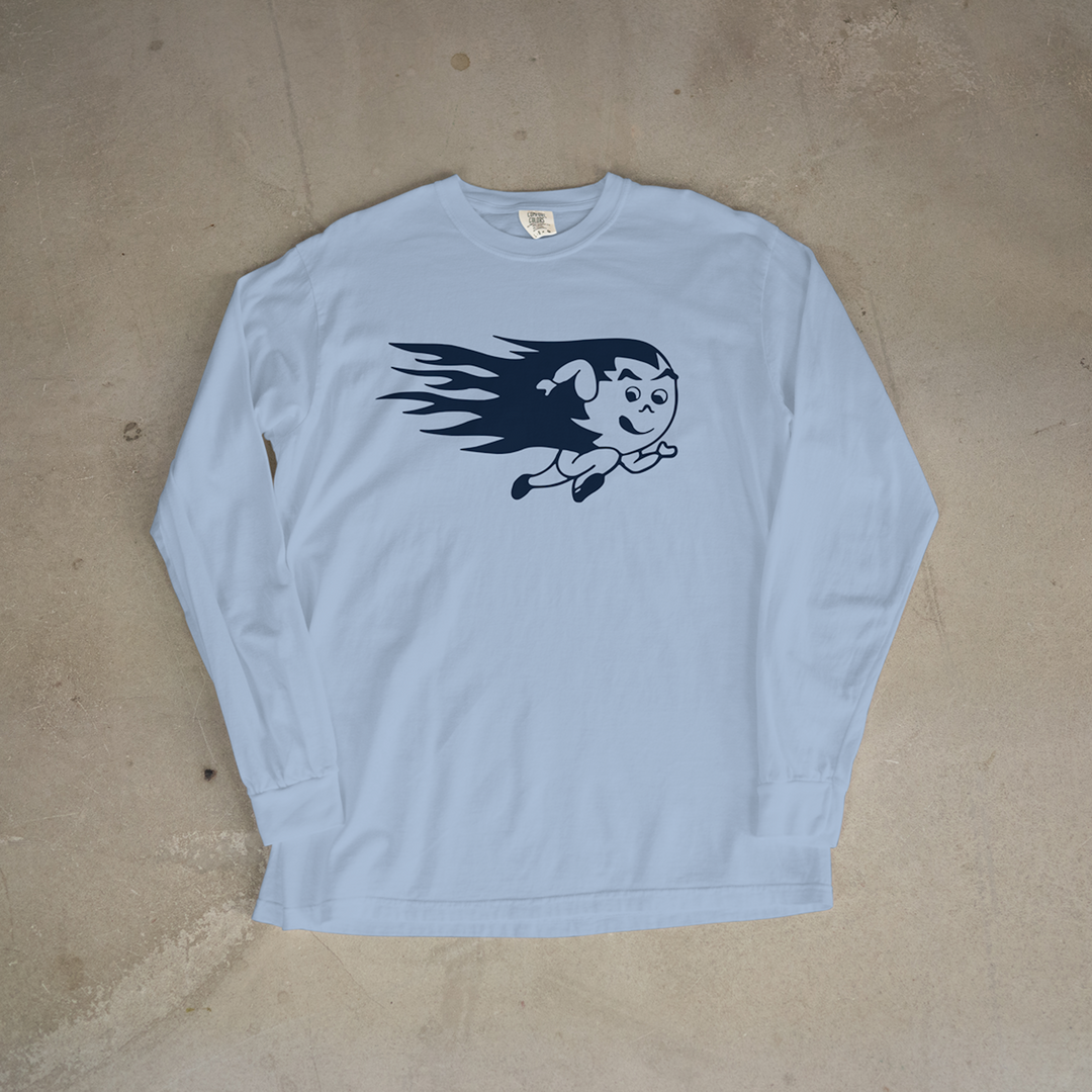 Chanute Comet Man Comfort Colors® Long Sleeve Tee