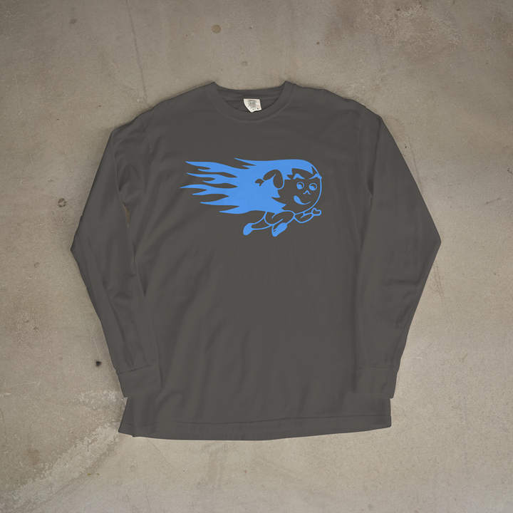 Chanute Comet Man Comfort Colors® Long Sleeve Tee