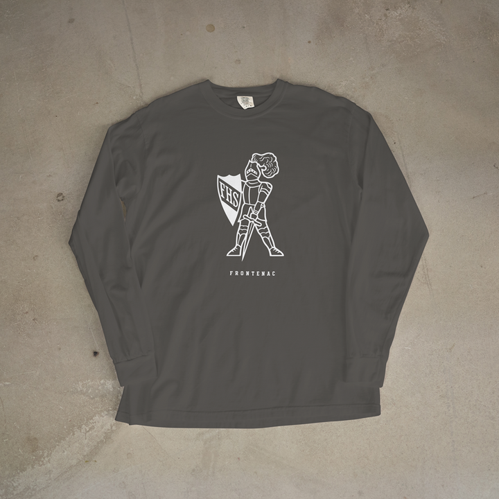Frontenac Classic Raider Comfort Colors® Long Sleeve Tee