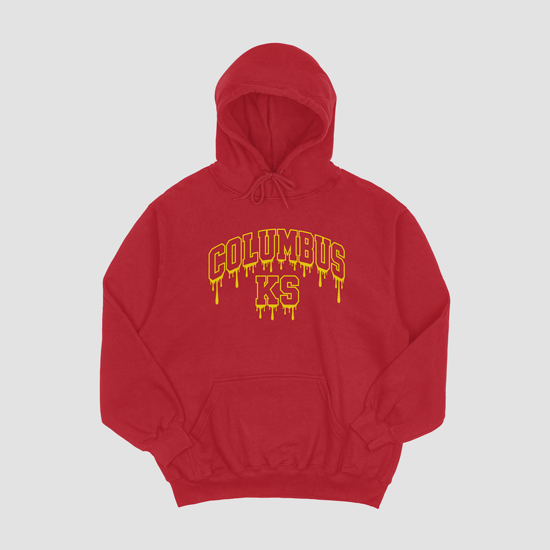 Columbus Drip Hooded Fleece
