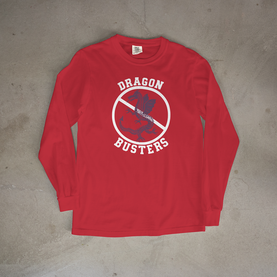 Dragon Busters Comfort Colors® Long Sleeve Tee