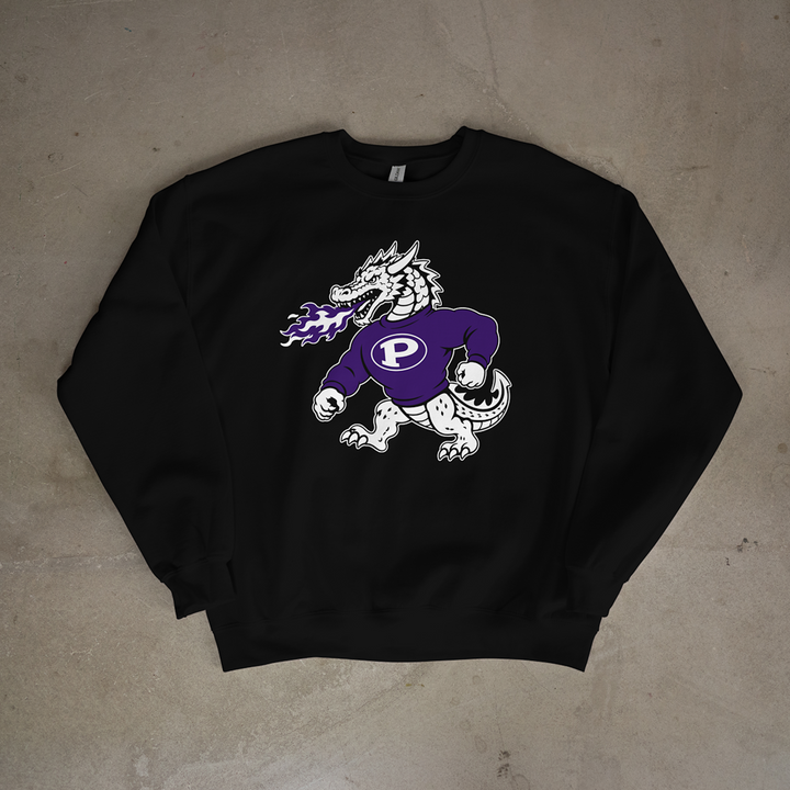 Pittsburg Purple Dragon Classic Mascot Crewneck