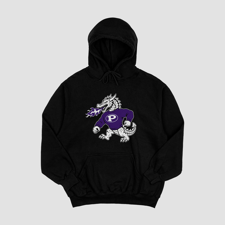 Pittsburg Purple Dragon Classic Mascot Hooded Fleece