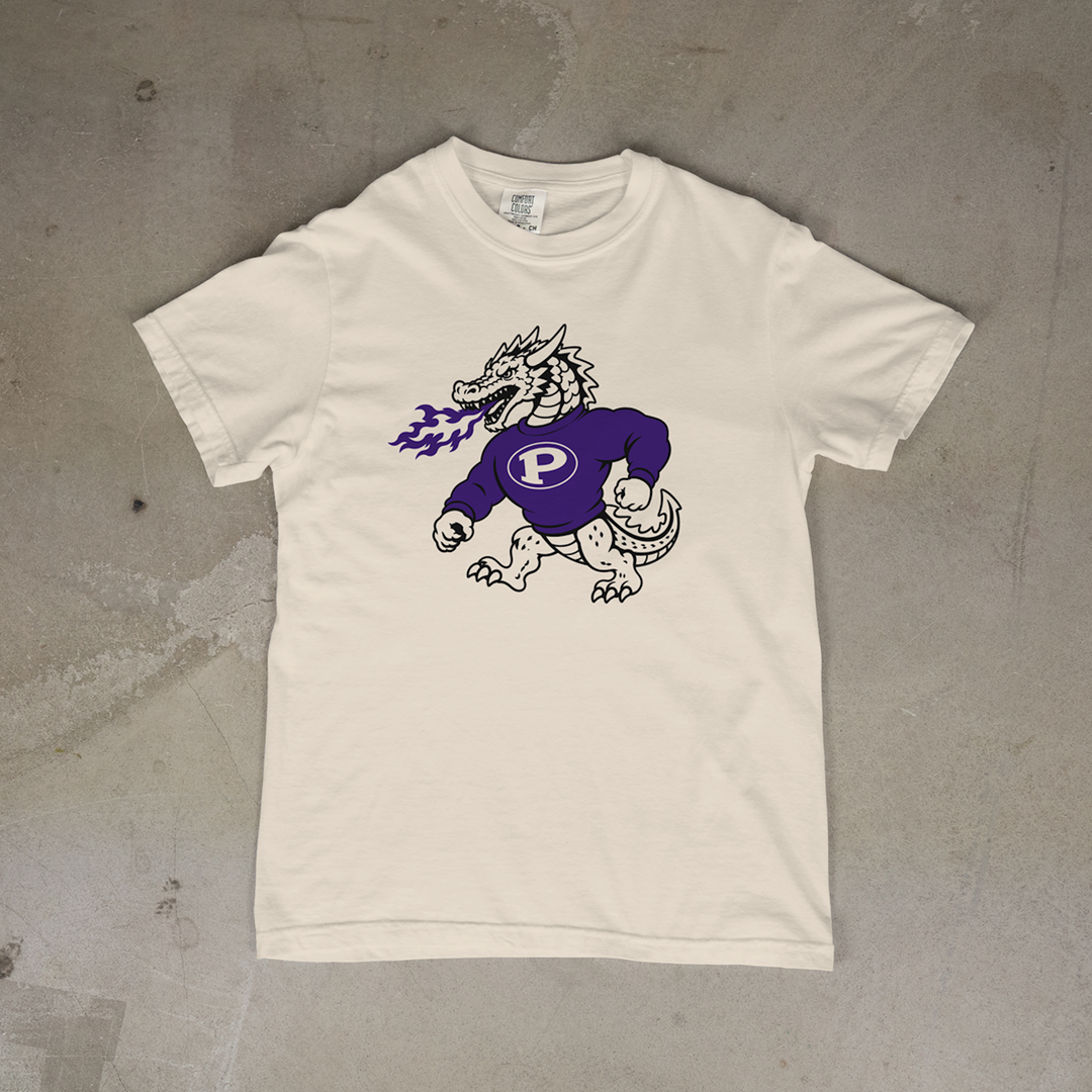 Pittsburg Purple Dragon Classic Mascot Comfort Colors® Short Sleeve Tee