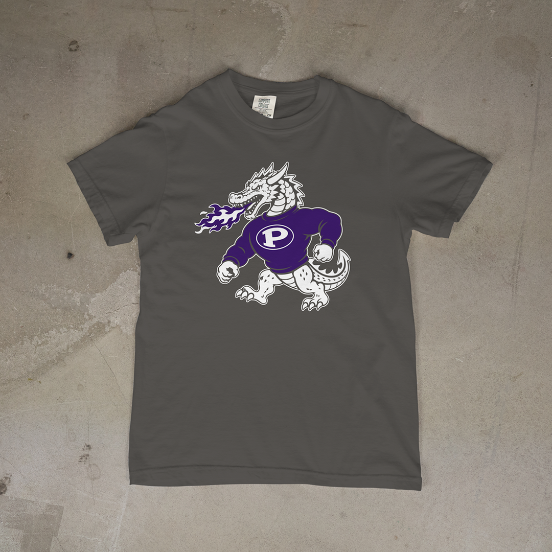 Pittsburg Purple Dragon Classic Mascot Comfort Colors® Short Sleeve Tee