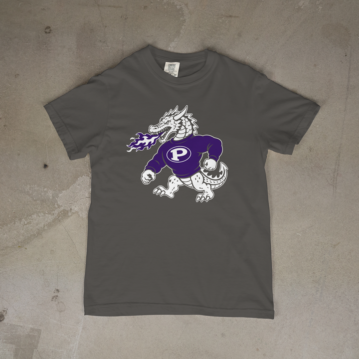 Pittsburg Purple Dragon Classic Mascot Comfort Colors® Short Sleeve Tee