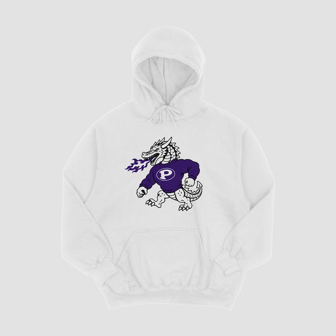 Pittsburg Purple Dragon Classic Mascot Hooded Fleece