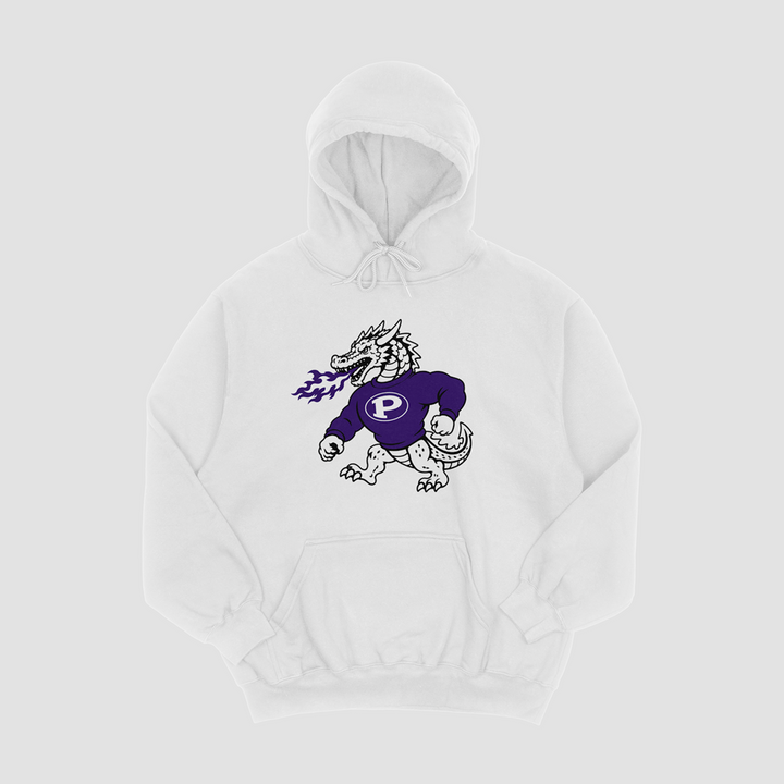 Pittsburg Purple Dragon Classic Mascot Hooded Fleece