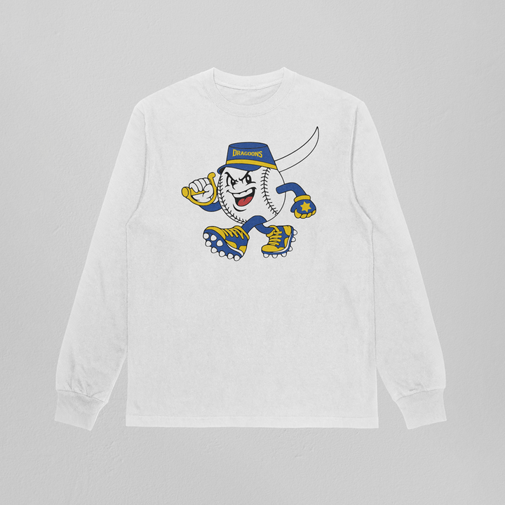 Fort Scott Dragoons Mascot Heavyweight Long Sleeve Tee