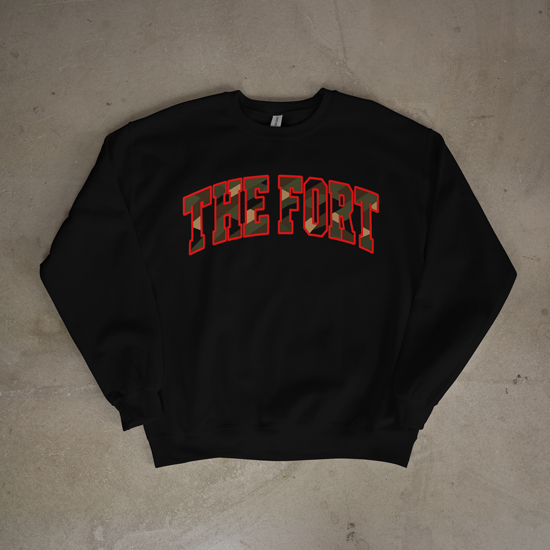 Fort Scott 'THE FORT' Camo Series Crewneck