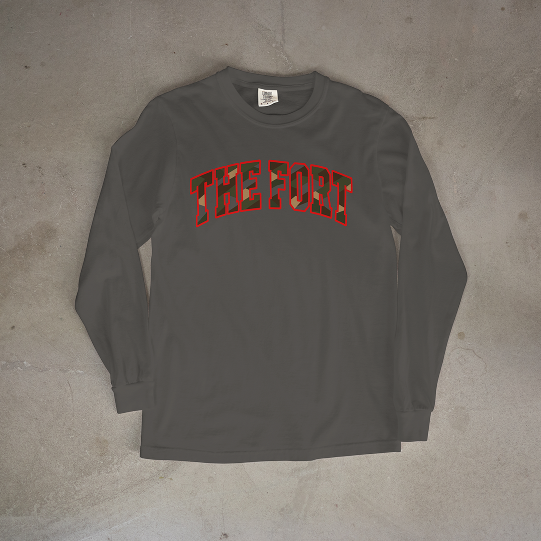 Fort Scott 'THE FORT' Camo Series Comfort Colors® Long Sleeve Tee