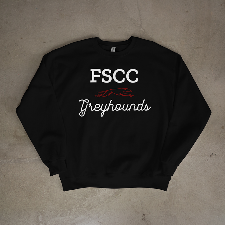 FSCC Greyhounds Script Crewneck