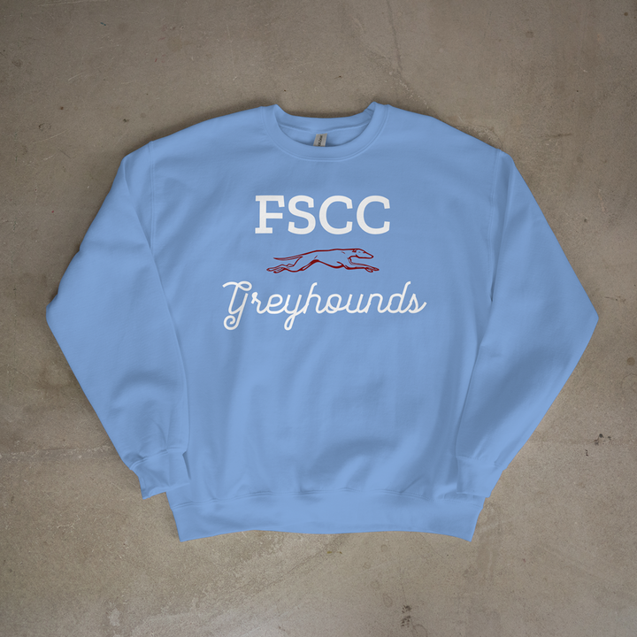 FSCC Greyhounds Script Crewneck
