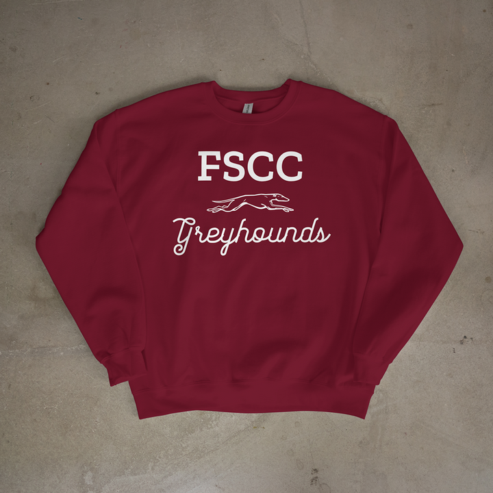 FSCC Greyhounds Script Crewneck