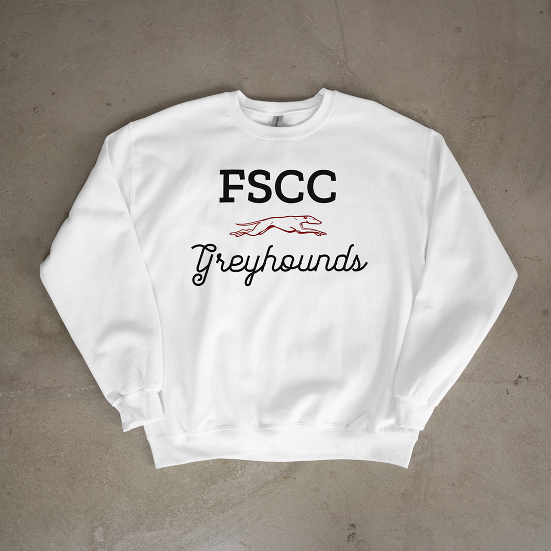 FSCC Greyhounds Script Crewneck