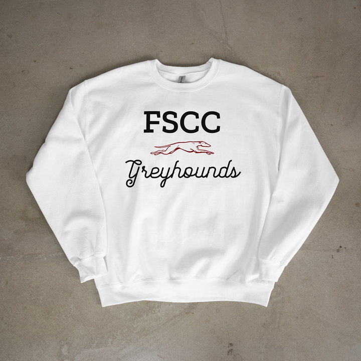 FSCC Greyhounds Script Crewneck