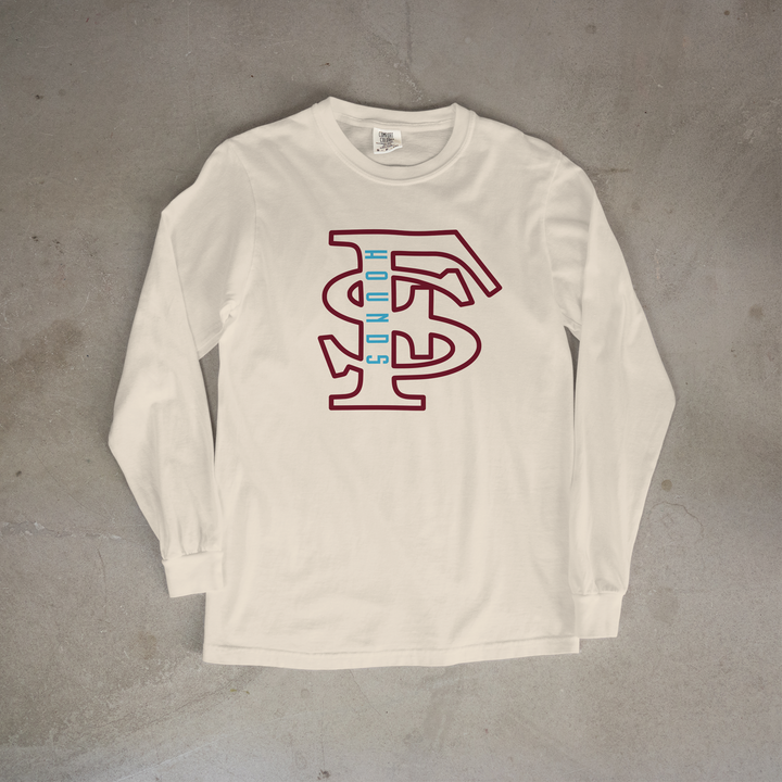 FSCC HOUNDS Interlock Comfort Colors® Long Sleeve Tee