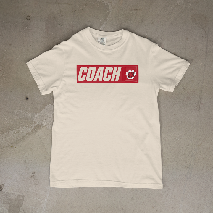 Fort Scott Tigers Box Series COACH Edition Comfort Colors® Short Sleeve Tee