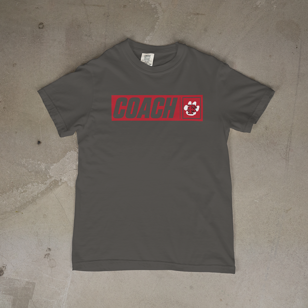 Fort Scott Tigers Box Series COACH Edition Comfort Colors® Short Sleeve Tee