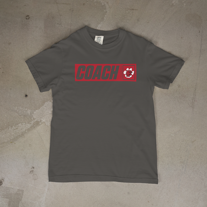 Fort Scott Tigers Box Series COACH Edition Comfort Colors® Short Sleeve Tee