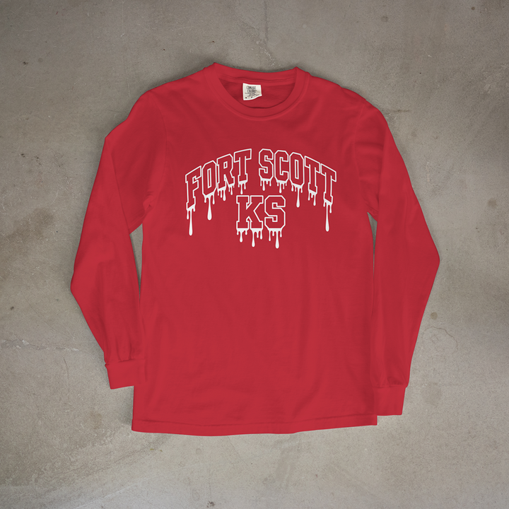 Fort Scott Drip Comfort Colors® Long Sleeve Tee