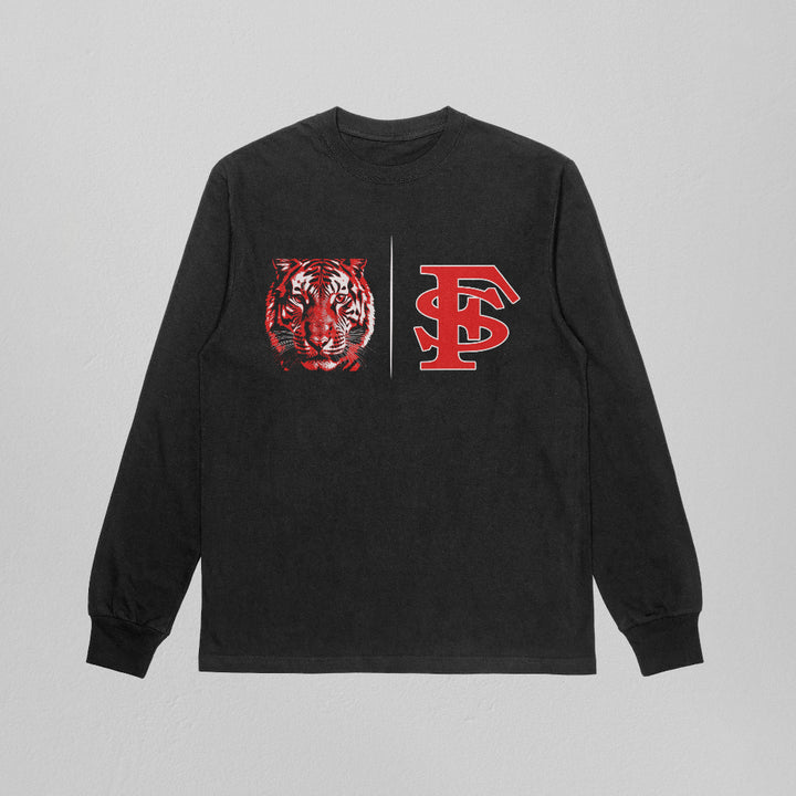 Fort Scott Fire Tiger Heavyweight Long Sleeve Tee