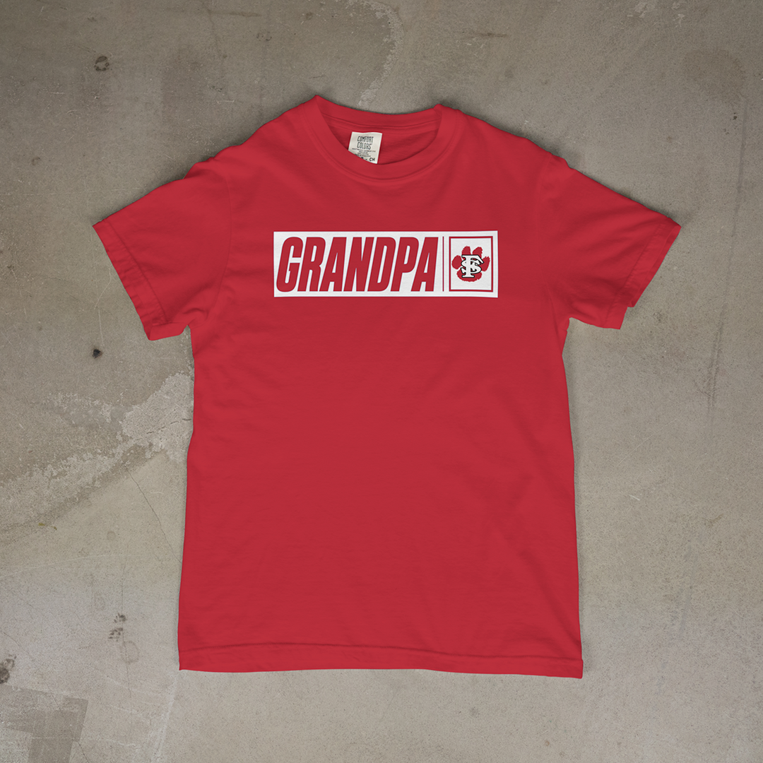 Fort Scott Tigers Box Series GRANDPA Edition Comfort Colors® Short Sleeve Tee