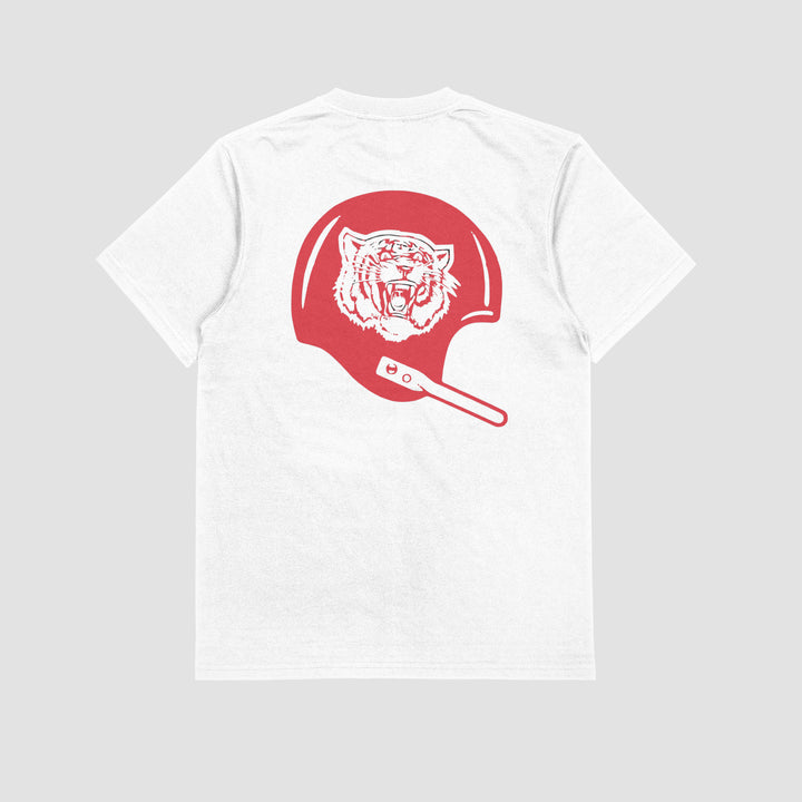 Fort Scott Football History Helmet Heavyweight Tee
