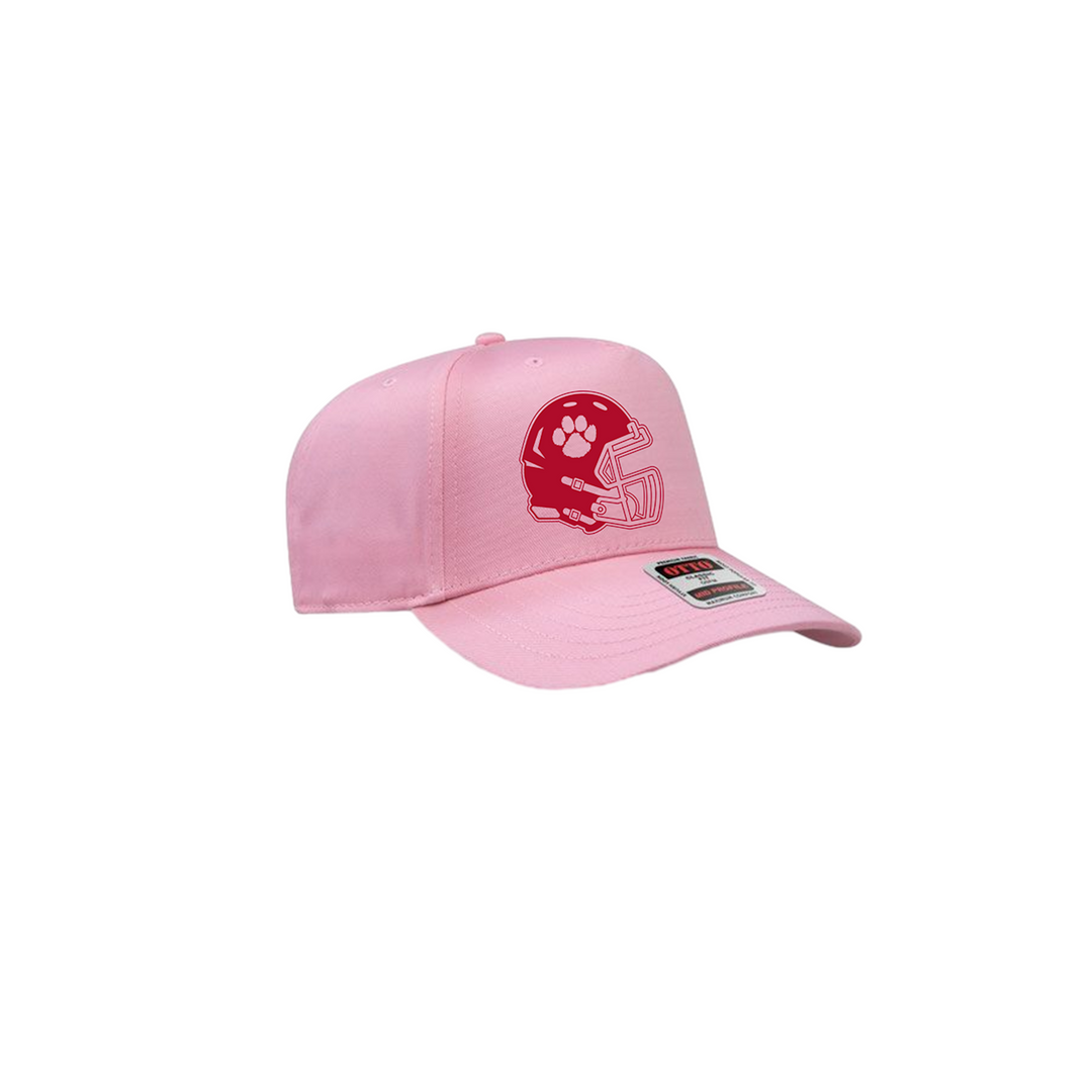 Pink Fort Scott Tigers Helmet Mid Profile