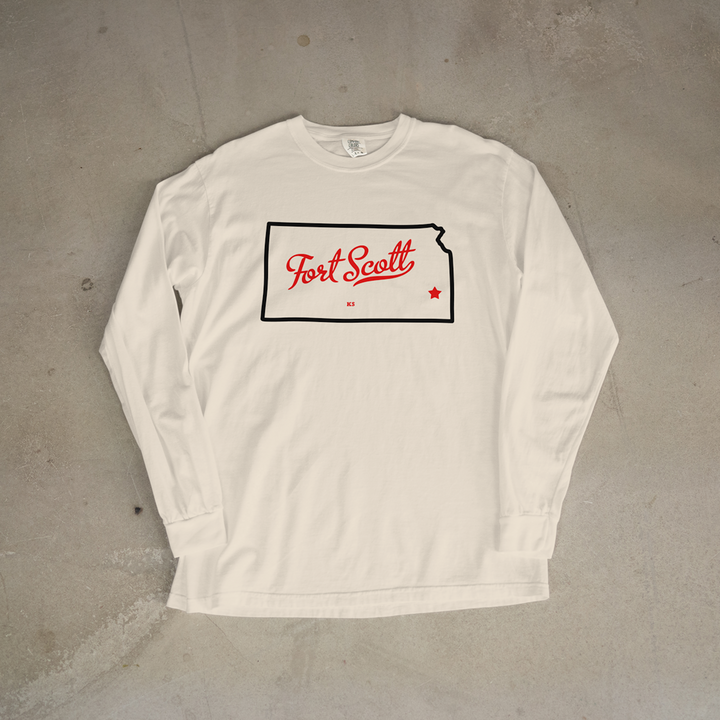 Fort Scott Silhouette Comfort Colors® Long Sleeve Tee