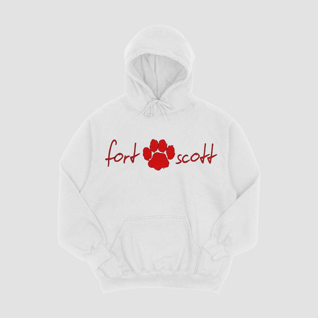 Fort Scott Scripty Paw Hooded Fleece