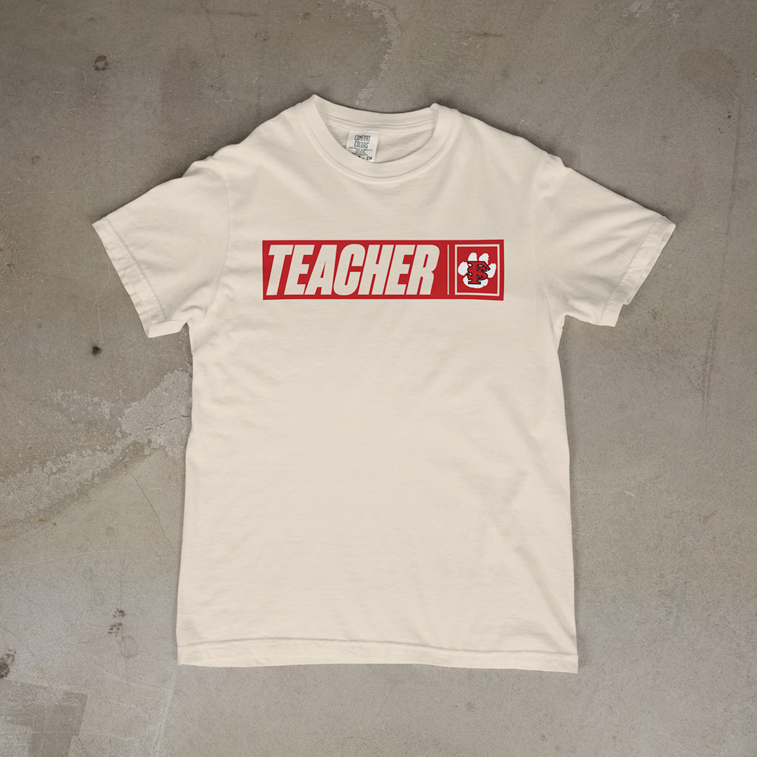 Fort Scott Tigers Box Series TEACHER Edition Comfort Colors® Short Sleeve Tee