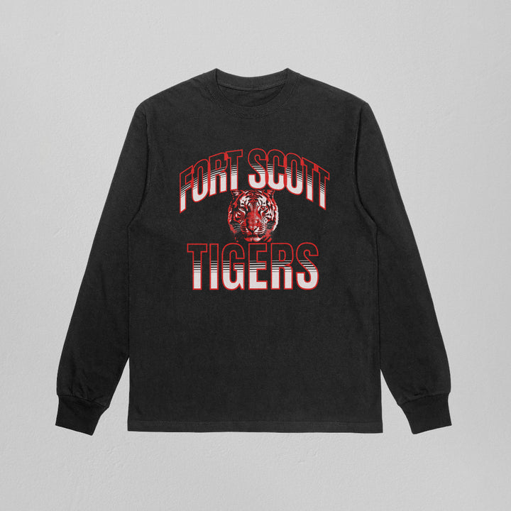 Fort Scott Tiger Power Heavyweight Long Sleeve Tee