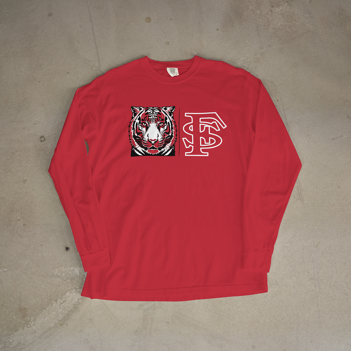 Fort Scott Fire Tiger Comfort Colors® Long Sleeve Tee